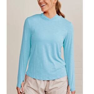 Tasc Women's Tropical Blue Recess Lightweight Hoodie Size XL